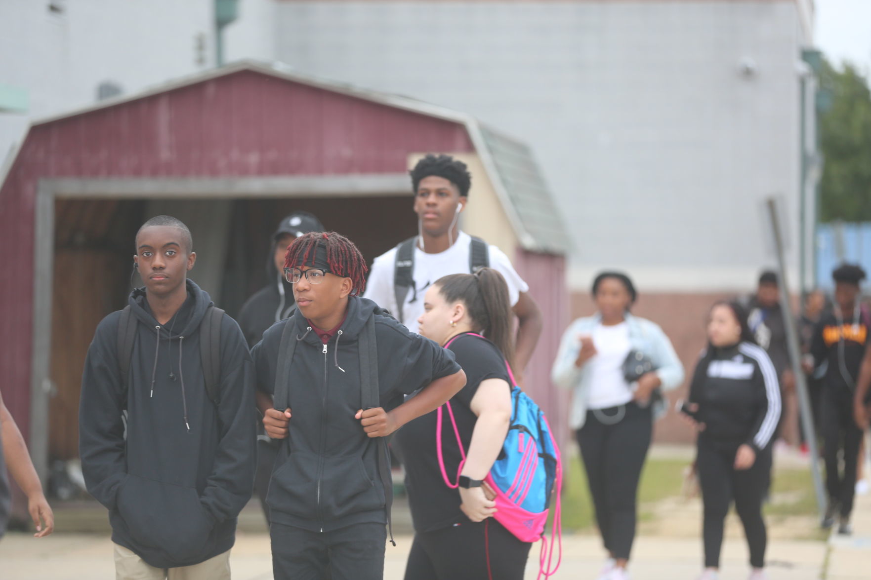 First Day at Pleasantville High School